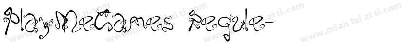 PlayMeGames Regule字体转换